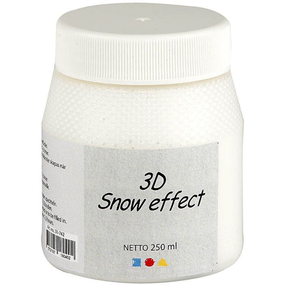 3D Snow Effect, White, 250Ml