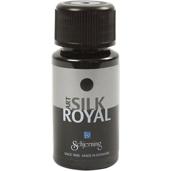 Silk Royal Paint, Black, 50Ml