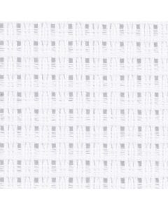 Aida Fabric, Size 50X50 Cm, White, 35 Squares Per 10Cm , 1Pc