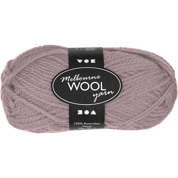 Melbourne Yarn, L: 92 M, 1X50G, Light Purple