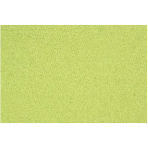 Craft Felt, 42X60 Cm, 3 Mm, Light Green, 1 Sheet