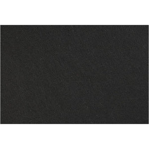 Craft Felt, 42X60 Cm, 3 Mm, Black, 1 Sheet