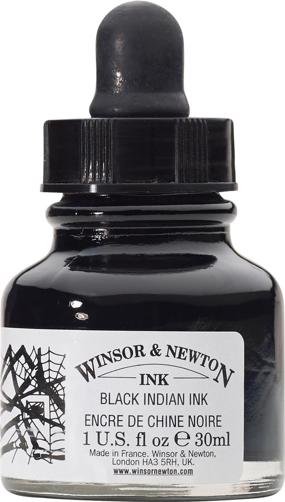 Winsor & Newton Drawing Ink 30Ml Black