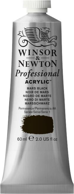 Winsor & Newton Artist Acrylic Colour 60Ml Mars Black
