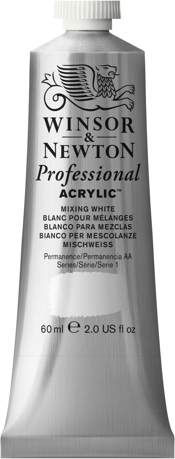 Winsor & Newton Professional Acrylic 60Ml Mixing White