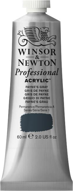 Winsor & Newton Artist Acrylic Colour 60Ml Paynes Grey