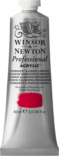 Winsor & Newton Artist Acrylic Colour 60Ml Permanent Alizarin Crimson