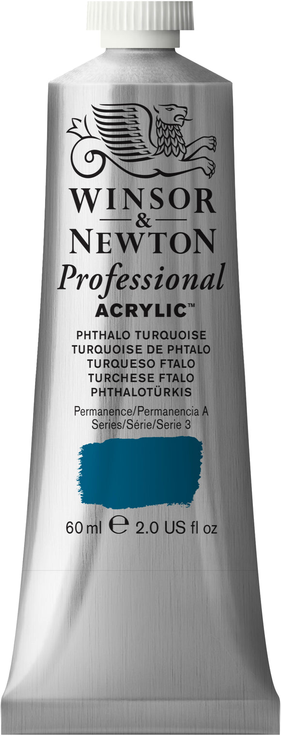 Winsor & Newton Professional Acrylic 60Ml Phthalo Turquoise