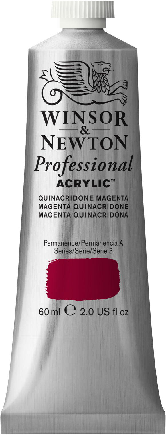 Winsor & Newton Professional Acrylic 60Ml Quinacridone Magenta