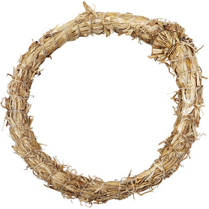 Straw Wreath, D: 21 Cm, Thickness 2 Cm, 1Pc