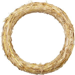 Straw Wreath, D: 27 Cm, Thickness 3 Cm, 1Pc