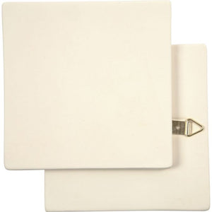 Art Tile, Size 13X13 Cm, Thickness 7 Mm, White, 1Pc