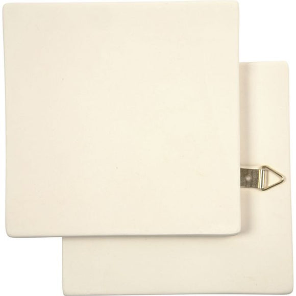 Art Tile, Size 13X13 Cm, Thickness 7 Mm, White, 1Pc