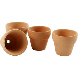 Flower Pots, D: 12 Cm, H: 11, 12Pcs