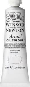 Winsor & Newton Artists Oil Color Underpainting White 37Ml