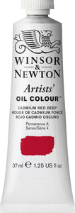 Winsor & Newton Artist Oil Colour Cadmium Red Deep 37Ml