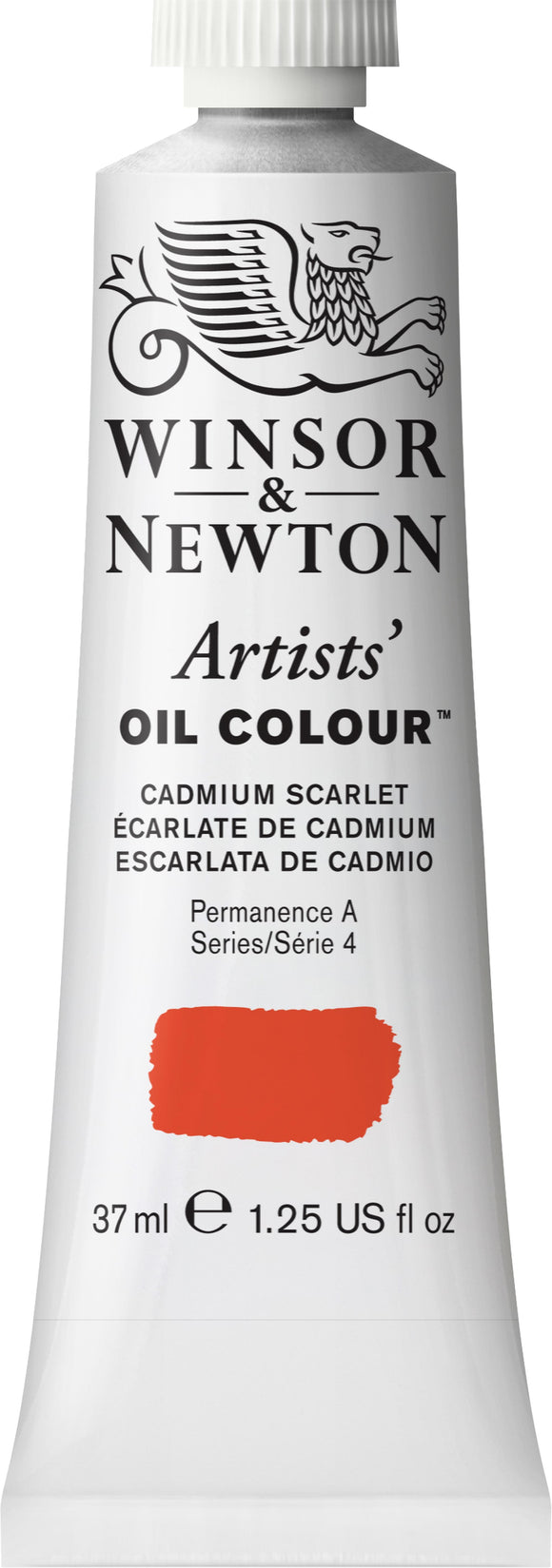 Winsor & Newton Artist Oil Colour Cadmium Scarlet 37Ml