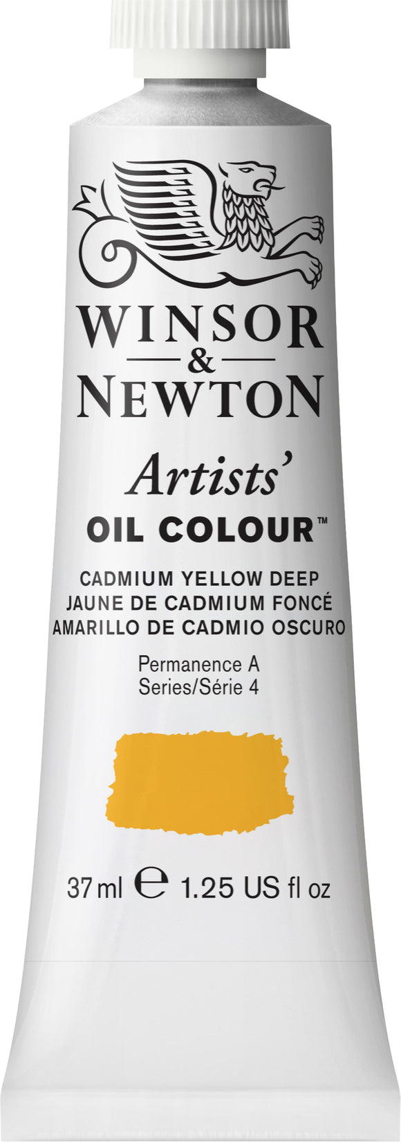 Winsor & Newton Artist Oil Colour Cadmium Yellow Deep 37Ml