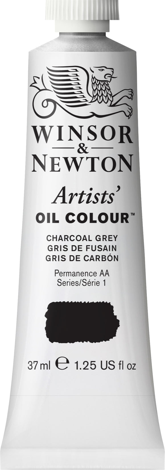 Winsor & Newton Artist Oil Colour Charcoal Grey 37Ml