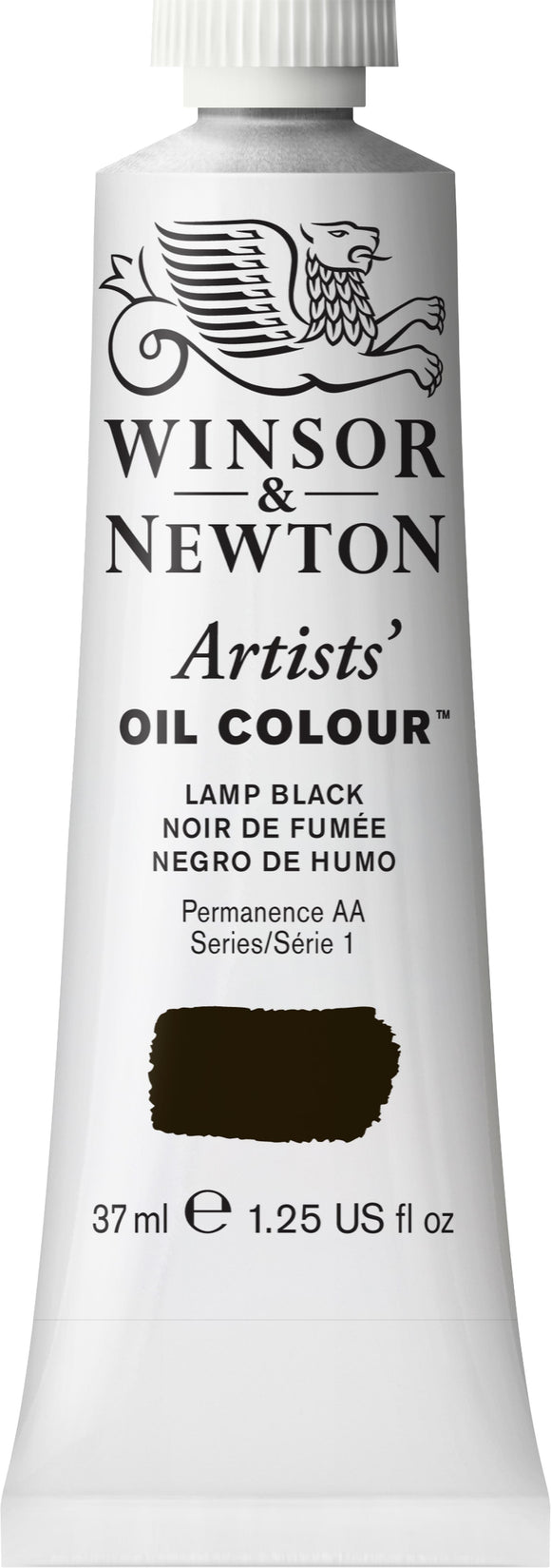 Winsor & Newton Artists Oil Color Lamp Black 37Ml