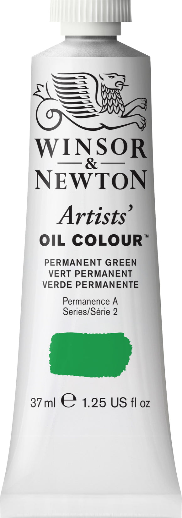 Winsor & Newton Artists Oil Color Permanent Green 37Ml