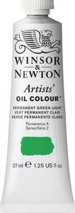 Winsor & Newton Artist Oil Colour Permanent Green Light 37Ml