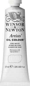 Winsor & Newton Artists Oil Color Zinc White 37Ml