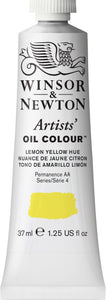 Winsor & Newton Artist Oil Colour Light Yellow Hue 37Ml