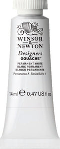 Winsor And Newton Designers Gouache Tube 14Ml Permanent White