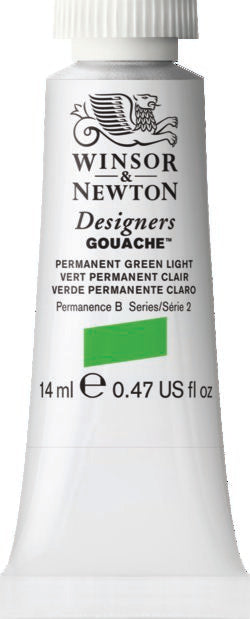 Winsor & Newton Gouache Permanent Green Light 14Ml