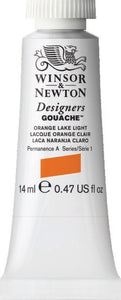 Winsor & Newton Gouache Orange Lake Light 14Ml