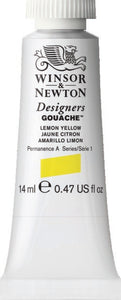 Winsor & Newton Gouache Lemon Yellow 14Ml
