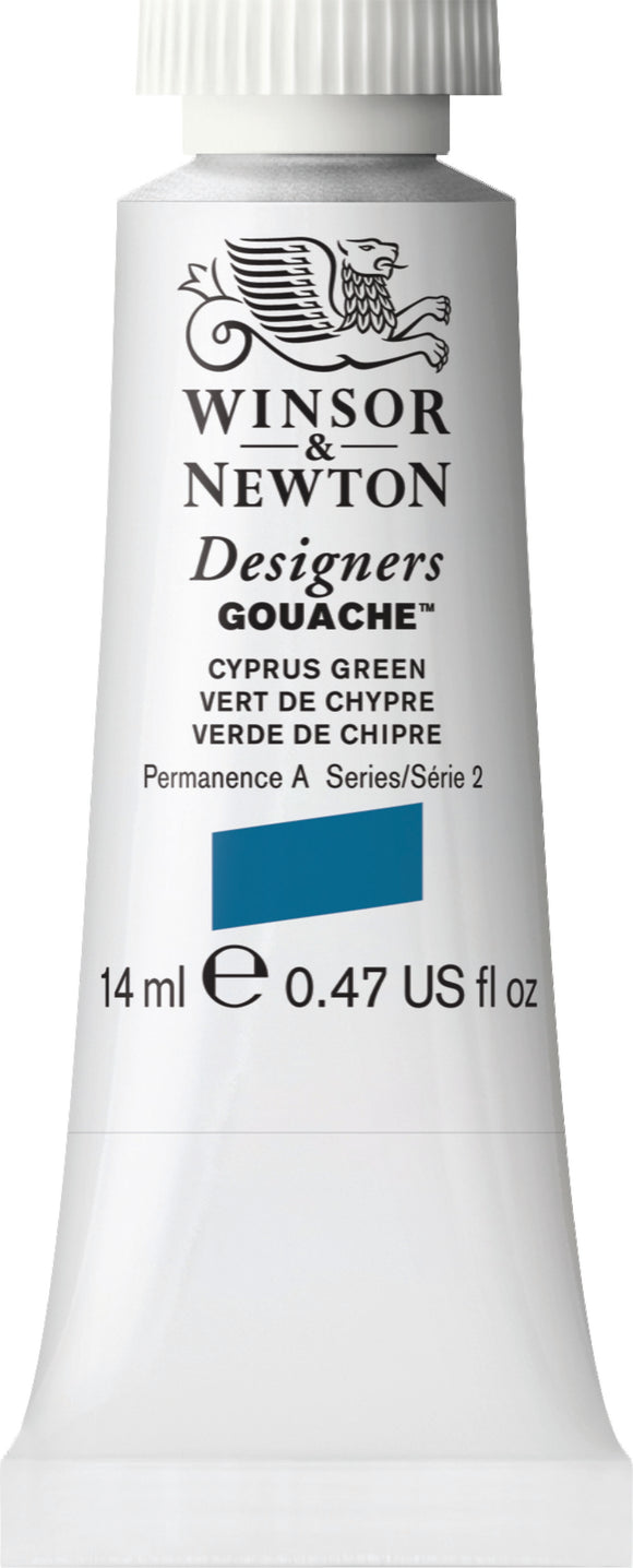 Winsor & Newton Designers Gouache 14Ml Tbe Cyprus Green