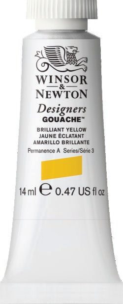 Winsor & Newton Gouache Brilliant Yellow 14Ml