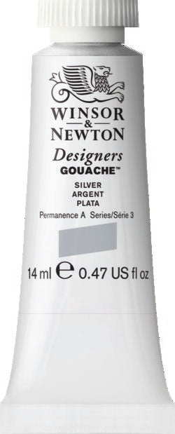 Winsor And Newton Designers Gouache Tube 14Ml Silver