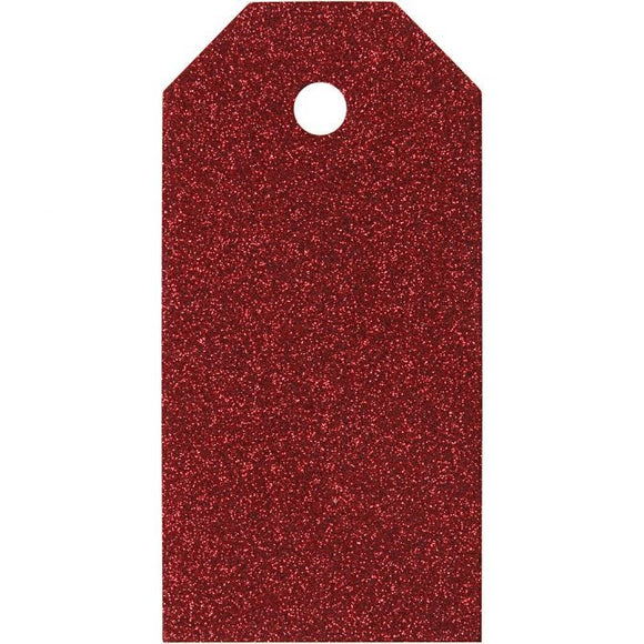 Manila Tags, 5X10 Cm, 300 G, Red, 15 Pc, 1 Pack