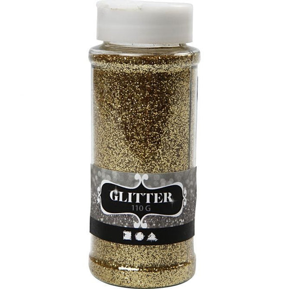 Glitter, Gold, 110 G, 1 Tub