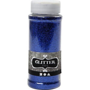 Glitter, Blue, 110 G, 1 Tub