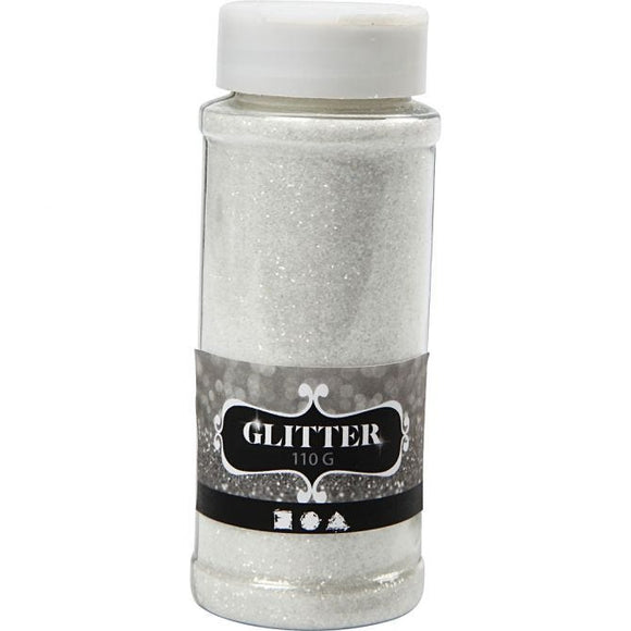 Glitter, White, 110 G, 1 Tub