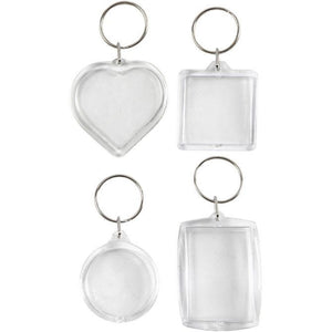 Key Rings, Size 40-50 Mm, 4Pcs