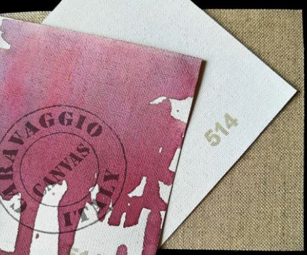 Caravaggio Canvas Roll, Linen 100%, Extra Fine Texture, 300Gsm,  W: 2.10 Mtr, Per Meter