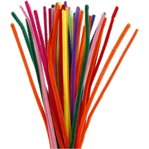 Pipe Cleaners, Thickness 6 Mm, L: 30 Cm, 50 Assorted Colors