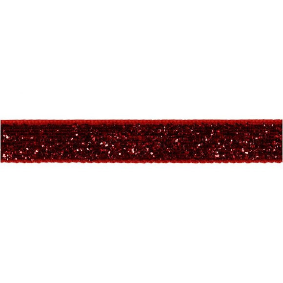 Decorative Ribbon, W: 10 Mm, Red, 5M, 1 Roll