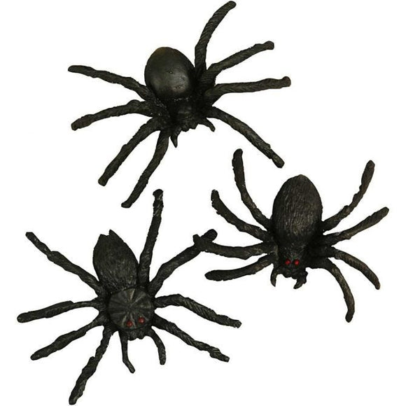 Spiders, Size 4 Cm, 10Pc