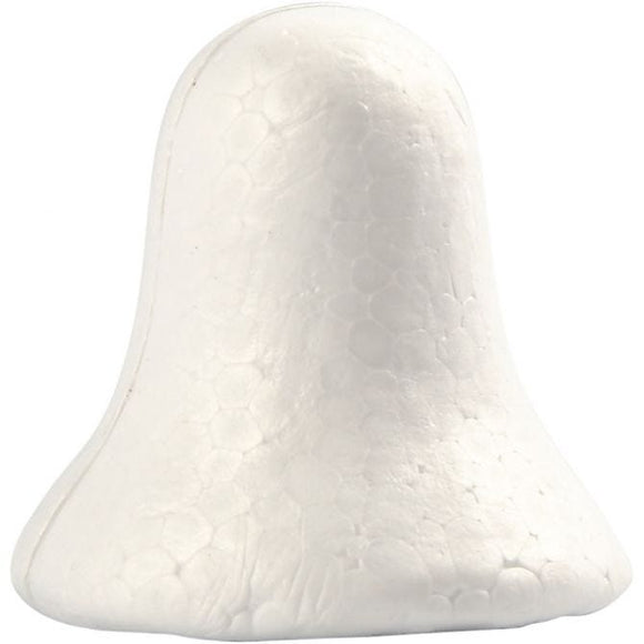 Bell, Polystyrene, H: 6.5 Cm, Pack Of 5