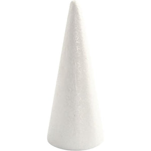 Cone, Polystyrene, H: 19.5 Cm, D: 7 Cm, 1Pc