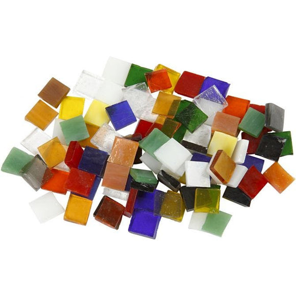 Glass Mosaic Tiles, Size 10X10 Mm, Thickness 3 Mm, 454 G, 1 Pack