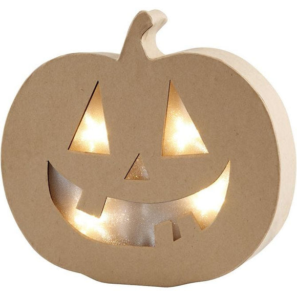 Pumpkin Light, H: 20 Cm, Depth 4 Cm, W: 22 Cm, 1 Pc