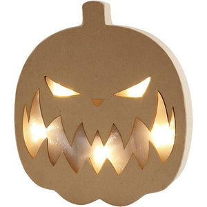 Pumpkin Light, H: 25 Cm, Depth 4 Cm, W: 22 Cm, 1 Pc