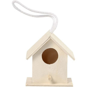 Bird House, 6X6 Cm, Plywood, 1 Pc